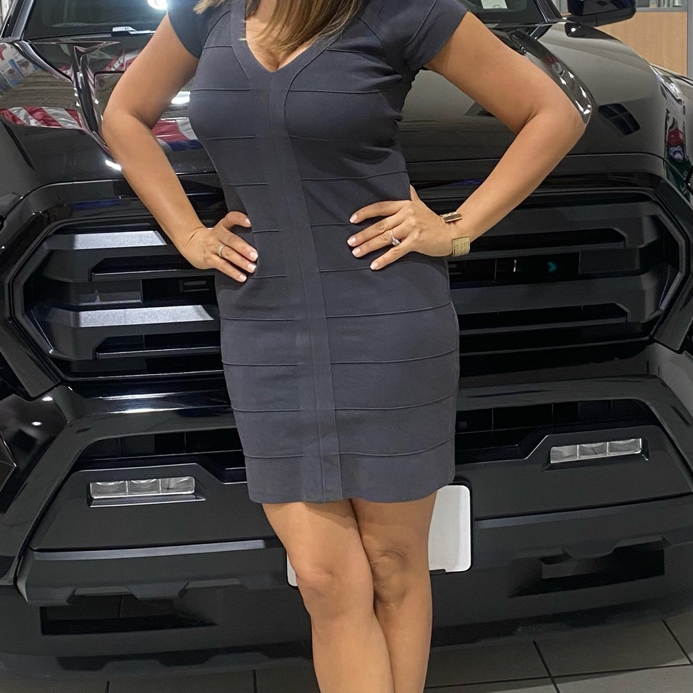 Express Charcoal Mini Dress